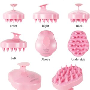 Soft Silicone Hair Scalp Massager Shampoo Brush for Wet Dry Oily Curly Straight Thick Thin Rough Long Short Natural Men Women Kids Pets Hair Care Tools